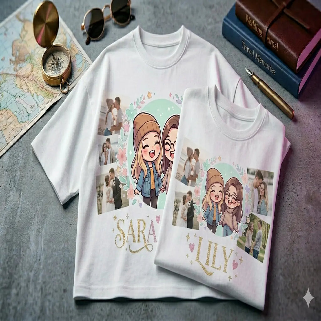 Personalized T-Shirt | Custom Printed T-Shirt with Photo, Name & Text | Forever Inked Gifts