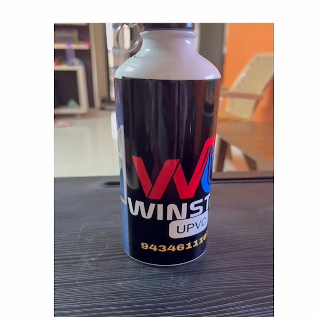 Custom Printed Water Bottle with Photo, Name & Text | Forever Inked Gifts