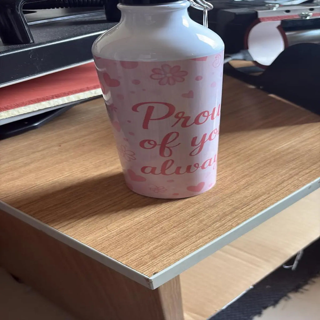 Custom Printed Water Bottle with Photo, Name & Text | Forever Inked Gifts